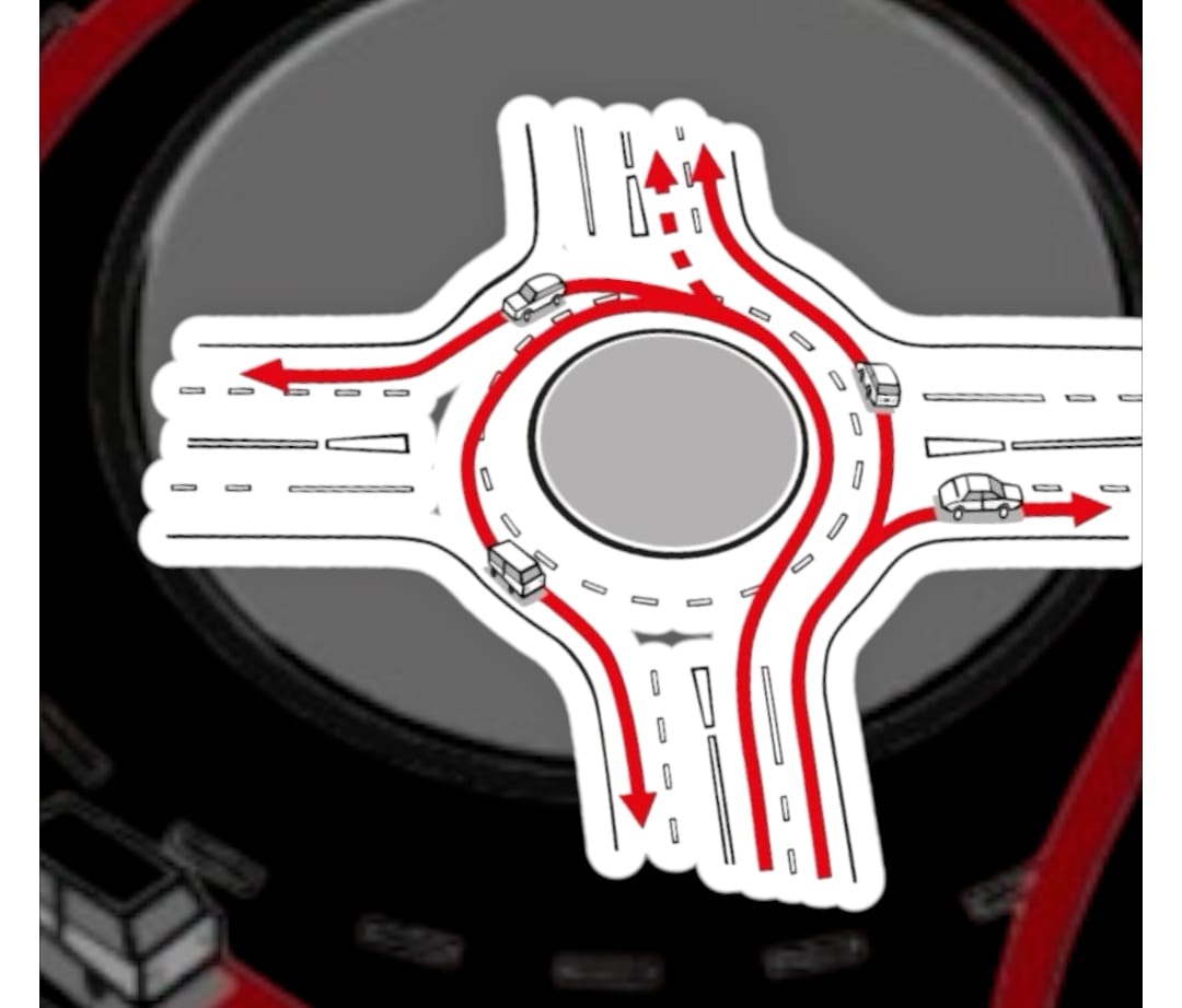 Varför är det svårt att kunna köra rätt i cirkulationsplatsen?